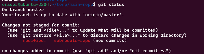 git-status-after-submodule-update