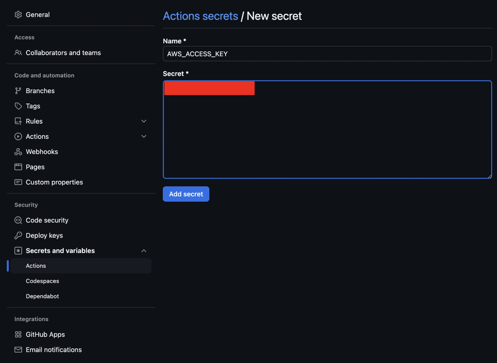 github-actions-repository-setting-2